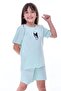 Ribana Beybi Overlock Detailed Kuromi Embroidered Top-Under Set - 3