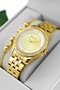 Steel Cord Steel Case Women Wrist Watch, 3 Atm Waterproof Gold Zmfer197 - 2