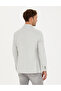 Light Gray Ex. Slim Fit Linen Blend Jacket 50285142-Vr001 - 5