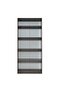 Infinity 2 Door Wardrobe with Shelves - Dark Walnut L100xW59xH230cm - 2