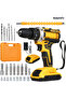 Cordless Drill – 48V, 2 Batteries, LED, 2-Speed, 25 Clutch Settings