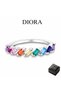Rainbow Bliss Silver Ring, Diora brand - 4