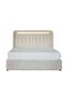 Santelmo 150x200 Queen Bed with LED lights - Beige L225.5xW182xH126cm - 8