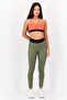 Women Lightly Padded Training Sports Bra, Orange - 4