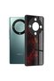 Protective Case Compatible with Honor Magic5 Lite, Glaze, Polycarbonate, Red Nebula - 2