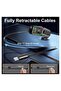 Retractable Starry Charger Projector 4in1 USB C Charging Cable LED Starry Night Projector for Phones - 3