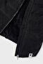 Girl's Puffer Vest - Black - 2