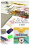 24 Colors Dry Paint Adel 25X35 cm Ring Binder Spral Picture Notebook Dough Eraser Pencil Sharpener 15 Sheets Picture De