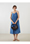 Nevavm V-Neck Rope Strap Jean Dress with a Difference - 2
