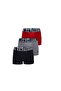 Licensed Men's Cotton Fit Boxer 3-Piece Boxed Pack / Claret Red - Black - Anthracite