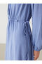 Esvab • Modern & Distinctive Zero Roba Collar Textured Dress - 4