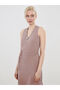 Candy Plus V-Neck Crepe Dress - 2