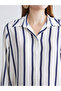 Striped Women's Shirt Tunic - 4