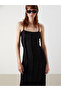 Nevavm with Difference Lcw Vision Black Square Neck Lace Detailed Rope Strap Boho Dress - S5Pd48Z8-Cvl - 2