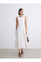 فستان جينز بياقة بيضاوية من NEVAVM