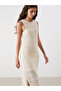 Esvab • Modern & Distinctive Zero Roba Collar Crochet Bodycon Dress - 3
