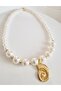 Snail End Pearl Necklace 47 cm - 3