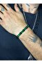 Pisces Double Color Glass Natural Stone Bracelet