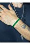 Taurus Green Glass Natural Stone Bracelet