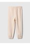 Elastischer Beinabschluss, hellbeige Baby-Jogginghose 635474000-A - 5