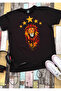 5 Star Lion Kids T-Shirt Black Unisex