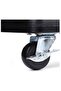 Adjustable Washing Machine and Refrigerator Stand Black/Silver 40.0 cm - 3