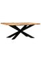 Dining Table 180x90x76 cm Solid Rough Mango Wood - 5