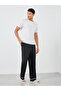 Black Solid Pyjama with Contrast Piping Detail - 2
