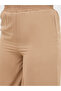 Solid Wide Leg Culottes with Elastic Waist - 4