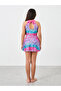 All Over Print Swimsuit and Cap Set - 5