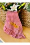 Pumpkin Embroidered Frilly Kitchen Cloth / Cover~1 Piece
