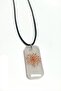 Sultanotu Flower Rectangular Epoxy Necklace - 2