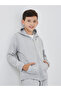 Grey Full Zip Hoodie with Pockets - 2
