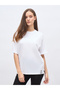 High-Low Hem Oversized T-Shirt with Patch Detail - 2