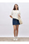 Women Cream Slogan Print Short Sleeve Oversized T-Shirt