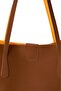 Women's Large Faux Leather Tote Shoulder Bag - 4