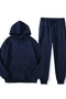 Hooded Unisex Tracksuit Set MOON MONTANA UNISEX LARGE SIZE Tracksuit Set