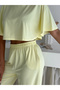 Summer Suit - Bottom Top Women's Textured Fabric - Baggy Pants + Relaxed Top - 7