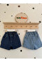 Children's Unisex Jean Shorts/Dark Color - 3