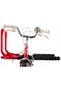 Wall bracket for parking 2 bicycles, maximum 40kg, 50cm, red - 5