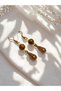 Tiger Eye Natural Stone Jewelry Set - Adjustable Bracelet & Earring Bijoux Set - Energy Set of 2 - 3