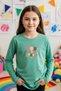 3-Piece Round Neck Printed Detail Girl's Sweatshirt - 3