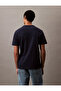 تي شيرت Ck Lv040hm265 Ss Smooth Cttn Solid Crewneck للرجال - 3