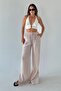 Siesta Leg Split Flowy Trousers T2015