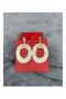 - Round Geometric Earrings
