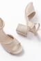 K-13 Beige Daily Heeled Women's Sandals - 4