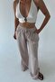 Siesta Leg Split Flowy Trousers T2015 - 4
