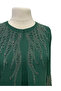 Emerald Green Alya Plus Size Elegant Stone-Embellished Mother Evening Dress - 5