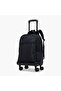 Solid 18-inch Trolley Backpack with Retractable Handle - 14x31x45 cms - 2