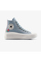 حذاء رياضي نسائي من Converse Chuck Taylor All Star Motion Rose ذو منصة زرقاء